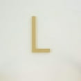 thumbnail image 3 of Package of 1, 10 Inch X 1/2" Thickness MDF Letter L in The Century Gothic Font, Thick, Upper Case for Art & Craft Project, Made in USA, 3 of 4