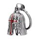 thumbnail image 1 of Campana de motocicleta cruzada, ángel de la guarda, regalos únicos con llavero para motociclistas. Rojo, 1 of 9