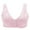 Pink, variant on 2 Pack Bras for Women No Underwire Mature Side Support Front Closure Underwear,Beige,40