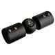 thumbnail image 5 of Conector de esquina para barra de cortina con tornillos para barras de cortina de ventana salediza universales 25mm negro mate, 5 of 9