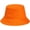 Orange, variant on CoCopeaunts Cotton Bucket Hat Women Solid Color Reversible Summer Thin Quick Dry Men Fisherman Hat Soft Wear-Resistant Bucket Cap