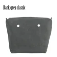 thumbnail image 1 of PU Nubuck Frosted Leather Waterproof Inner Lining Zipper Pocket for Obag Classic Mini Lining Insert for O BAG dark grey classic, 1 of 6