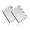 thumbnail image 2 of Ensemble de Plaques de Cuisson en Acier Inoxydable, Plaque à Biscuits en Métal Deedro, Plateau de Cuisson pour Four, Non Toxique et Robuste, Sans Rouille et Finition Miroir, Facile à Nettoyer et Lave-Vaisselle, 9 x 7 x 1 Pouce, 2 of 4