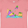thumbnail image 4 of Inktastic Cute Frogs in a Umbrella with Boots Boys or Girls Baby T-Shirt, 4 of 5