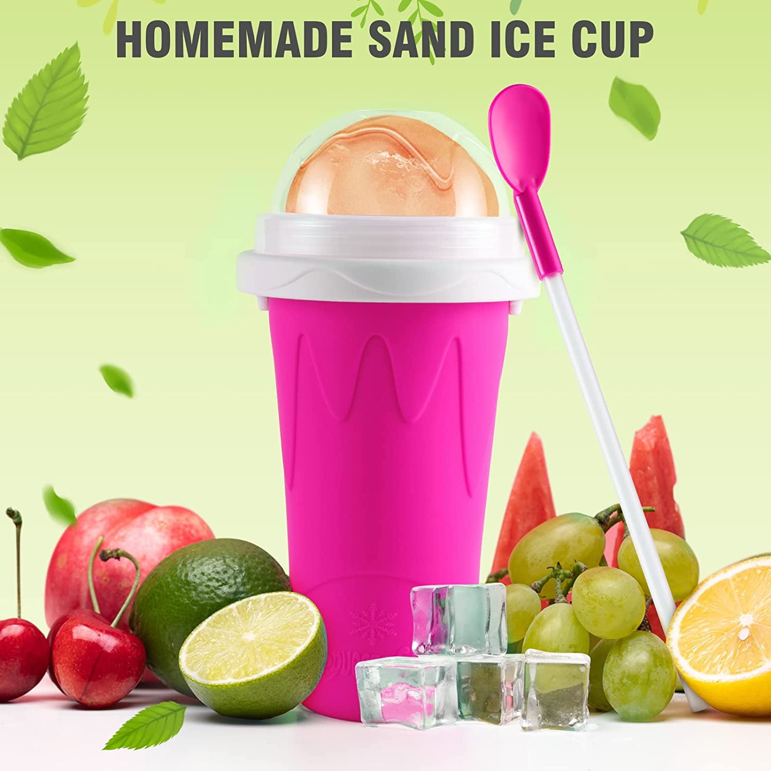 MoonRay Slushy Maker Cup,TIK TOK Magic Quick Frozen Smoothies Cups for  kids,Ice Cream Maker Cup with…See more MoonRay Slushy Maker Cup,TIK TOK  Magic