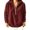 *Wine, variant on ClodeEU Women's Half Zip Hooded Reversible Fleece Long Sleeve Sweatshirt ,Casual Pullover Top ,Women's Plus L