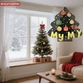 thumbnail image 3 of Stylish Metal Hanging Christmas Tree Wind Spinner - Modern Design with Red & Gold Ornaments Perfect for Yard & Garden Decor, 3 of 7