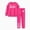 Rose Pink, variant on Barbie Toddler Girls Outfit Set Long Sleeve Graphic Sweatshirt and Print Leggings 2 Piece Set Kids Clothes 2T-6Y