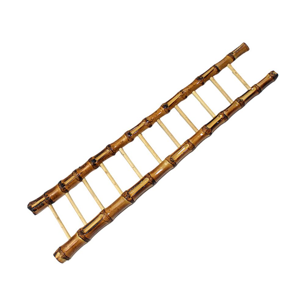 CLISPEED Mini échelle En Bambou – 43 Cm – Déco Jardin De Fées, Maison De Poupée – Jouet Et Ornement