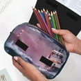 thumbnail image 6 of Kdxio Boat Lighthouse Storm Waves for Double Compartment Pen Case Oxford Organizer with Zipper Pockets for Students Artists, 6 of 7