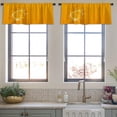 thumbnail image 4 of LALILO Kitchen Curtain Valance Water Splash Splash Water Blue Rod Pocket Window Curtain 52"x 18" Set of 2, 4 of 7