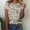 Multicolor, variant on Odbmxy T-Shirts Womens Plus Size Short Sleeve Graphic Ladies Tops Holiday Floral Casual Regular Fancy Tops,L