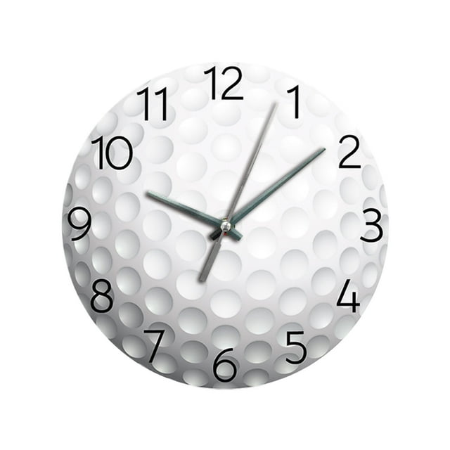 Ruiboury Borderless Decoration Unique Fashionable Shape Clock Suitable For 12 inches【4】