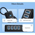 thumbnail image 2 of 4 Puertos USB 3.0 HUB 5Gbps Divisor de Alta Velocidad Adaptador OTG Ultradelgado para Pro PC Accesorios de Computadora Negro, 2 of 5