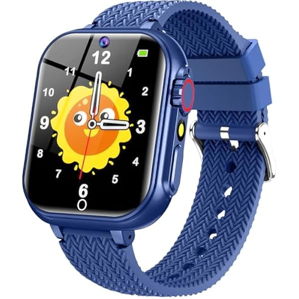 wonima44 Boys Toys Age 8-10 Kids Watch -32 Fun & Educational Games, HD Touch Screen, Video Camera, Music Player, Pedometer, Flashlight - 12/24 hr Mode - Birthday Gift for Girls & Boys