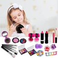 thumbnail image 2 of Kit de maquillaje para niños, maquillaje de imitación para niñas pequeñas, maquillaje falso con bolsa de maquillaje, 2 of 5