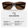 thumbnail image 2 of Ray-Ban RB2389 BALORETTE POLARIZED Square-Round Shaped Sunglasses for Men & Women - Includes Official Rayban Eyewear Kit - Ideal Formal & Casual Wear Sunglasses - B-15 Brown Lens, 2 of 6