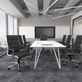thumbnail image 4 of Pemberly Row Modern Upholstered Executive Chair in Black Finish, 4 of 6