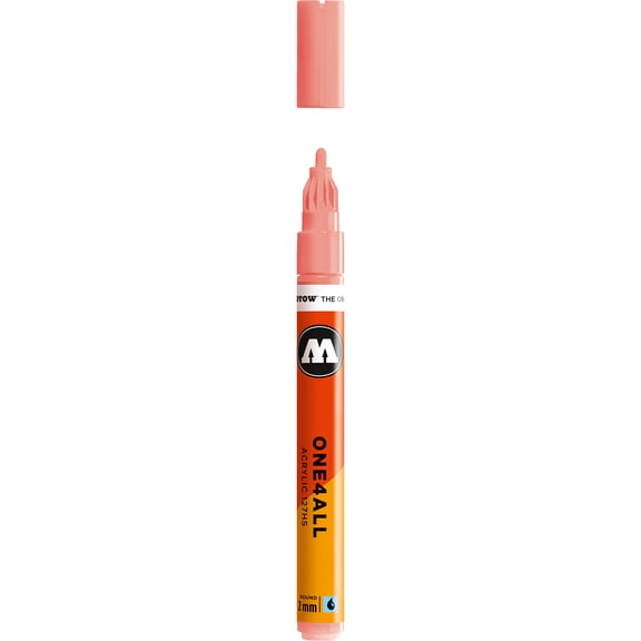 Molotow ONE4ALL Pump Marker - Pink Color Family, Coral 250, 2mm
