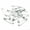 White, variant on 50pcs Brooch Safety Pins DIY Sewing Tools Metal Needles Large Safety Pin Jewelry-Light blue