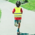 thumbnail image 4 of EeaseMX Chaleco de seguridad para niños, reflectante, para exteriores, para niños y niñas (amarillo, talla S), 4 of 7