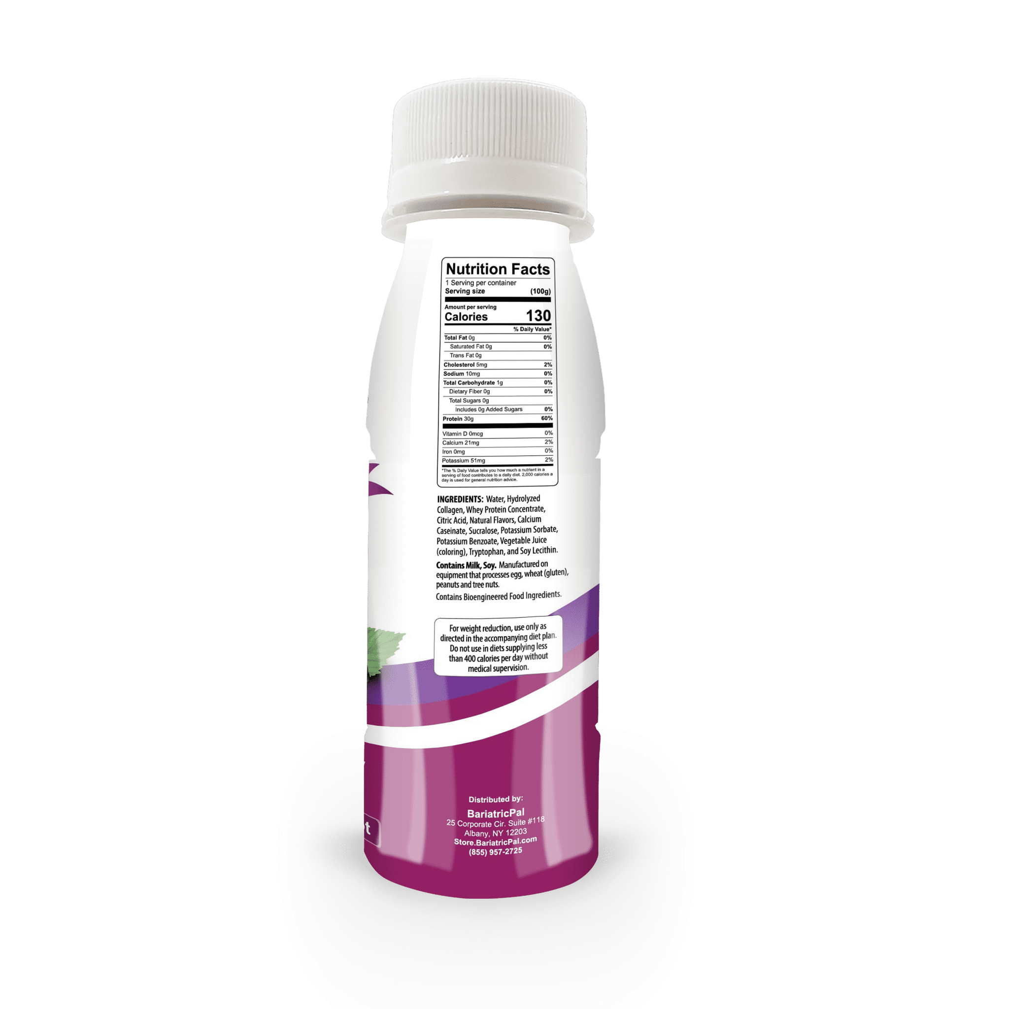 BariatricPal 30g Whey Protein & Collagen Power Pro Shots - Wild Berry (24-Pack)