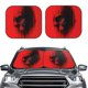 thumbnail image 2 of Fotbe Minimalist Skull Red Juego de 2 Piezas de Parasoles para Parabrisas | Bloqueador Solar para Auto | Accesorios Plegables para Protección Solar Interior-Medium, 2 of 6