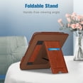 thumbnail image 3 of Fintie Stand Case for Nook GlowLight 4 Plus Tablet 7.8" (2023 Release) - Premium PU Leather Sleeve Cover with Card Slot and Hand Strap, Brown, 3 of 8