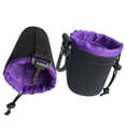 thumbnail image 2 of Thickened Fleece Camera Lens Pouch - Neoprene Lens Case for DSLR, Shockproof Anti-Scratch, Portable for Photography Travel, Durable, 2 of 3