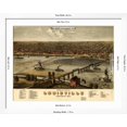 thumbnail image 5 of Art.com Louisville, Kentucky 1876 Photo, White Frame Wall Art, 40" x 32", 5 of 5