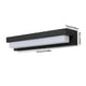 thumbnail image 3 of Luz nocturna solar de pared para exteriores | Lámpara de patio a prueba de lluvia | Detección del cuerpo humano | Sin perforación, fácil instalación | Luz cálida | ABS | 12,68 x 2,95 x 2,17 pulgadas, 3 of 8