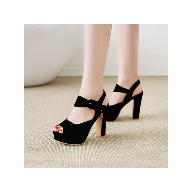 Ankle strap platforms best sale