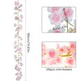 thumbnail image 3 of Muyoka Cherry Blossom Vine 2 piezas Realista Vivid Cherry Vine Flores Decoración colgante con 20 piezas Lazos para el hogar Boda Jardín Fiesta Pared Patio, Light Pink Muyoka Hogar, 3 of 7