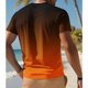 thumbnail image 4 of Tops para hombre, blusas y camisas de manga corta con cuello redondo para hombre, blusa informal de verano para hombre, blusa de manga corta con degradado y cuello redondo, blusa de poliéster para hom, 4 of 4