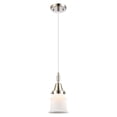 thumbnail image 4 of 447-1P-AC-G181S Innovations Lighting Canton - 1 Light Cord Hung Mini Pendant-5.25 Inch Wide and 11.13 Inch Tall-Antique Copper Finish-Matte White, 4 of 7