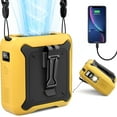thumbnail image 3 of FrSara Portable Waist Fan Rechargeable Battery 8000mAh with 5 Speeds, Personal Neck Fan ,Wearable Belt Fan for Camping Outdoor Jobsite, 3 of 7