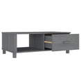 thumbnail image 5 of vidaXL Table Basse HAMAR Gris Foncé 100x55x35 cm Bois Massif Pin, 5 of 5