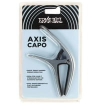 Ernie Ball Axis Dual Radius Capo Steel Satin for Electric, Acoustic Guitars, Blue
