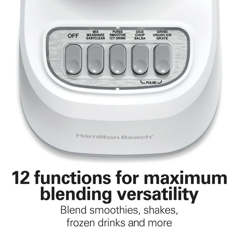 Hamilton Beach 48 oz Smoothie Blender for Kitchen, 48 oz Jar for