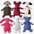 thumbnail image 1 of Pet Dog Plush Animal Chewing Toy Wear-resistant Squeak Cute Bear Fox Toys for Dog Puppy Teddy Interactive Toy Supplies, 1 of 2