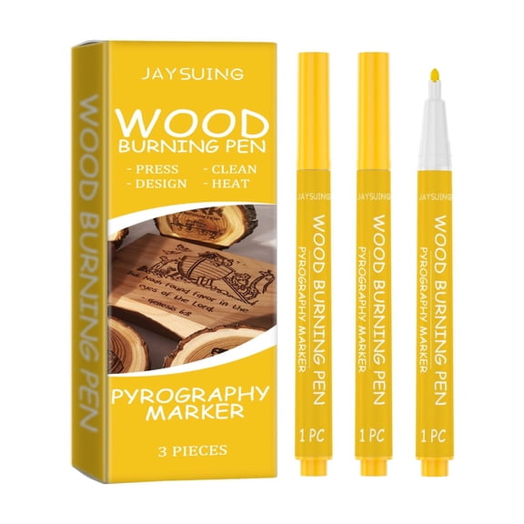 Momihoom Wood Burning Pen Set, Heat-Powered Pyrography Markers for DIY Wood Burning Art and Craft Projects