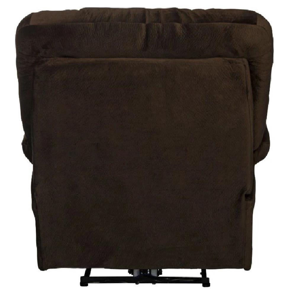Catnapper Cloud 12 Power Lay Flat Chaise Recliner in Chocolate