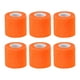 thumbnail image 1 of 2" x 177" 6 Pcs Venda Adhesiva Autoadhesiva Elástica Cinta Deportiva Naranja Brillante, 1 of 6
