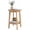 16Wood, variant on Yangming End Table, Modern Round Coffee Table, Metal Large Side Table for Indoor Outdoor Use, Yellow
