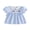 Blue, variant on BemeyourBBs Toddler Baby Girls 4th of July Dress Outfit Patriot Independent Day Dress Summer Clothes American Flag Bow Embroidery Short Sleeve Doll Collar Striped Dress Baby Fourth of July Outfit