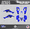 Blue, variant on Kalair GFX Graphics Kit for Honda ATV TRX 400EX (2005-2007) Speed Series