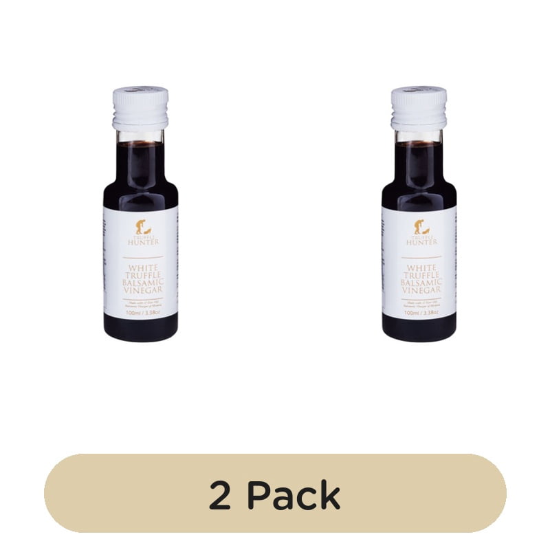 TruffleHunter White Truffle Balsamic Vinegar 100ml, British Import (Pack of 2)
