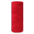 thumbnail image 5 of COUVER 9 inch Extra Long Thick Sports Wristband / Sweatband, RED (1 Piece), 5 of 10