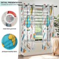 thumbnail image 3 of Yayeee Window Curtains Set of 2 for Living Room Light Filtering 63"x42", Colorful School, 3 of 7