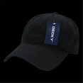 thumbnail image 1 of Decky 205-BLK Washed Cotton Polo Cap, Black, 1 of 1